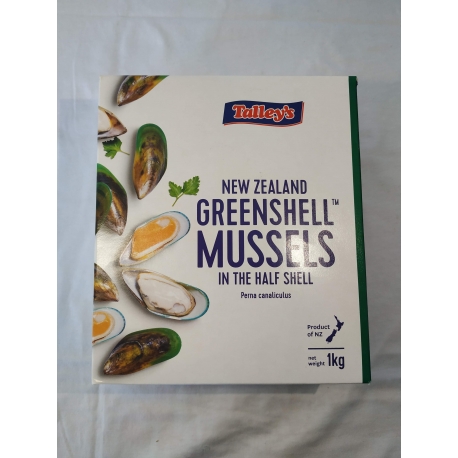 Mexilhão Meia Concha Congelado Embalagem Kg